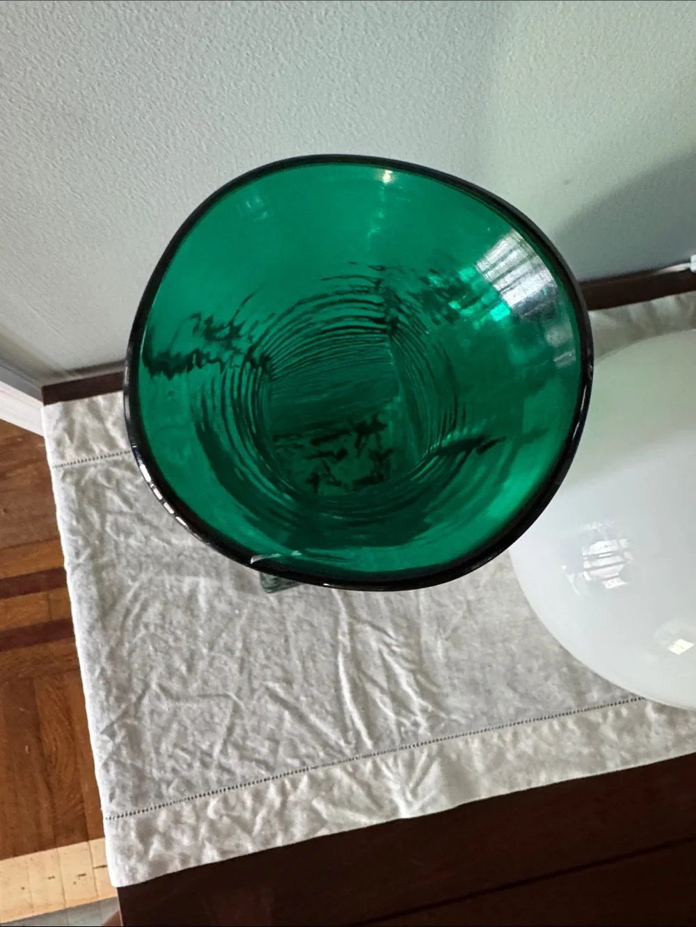 Blenko emerald vase. Vintage